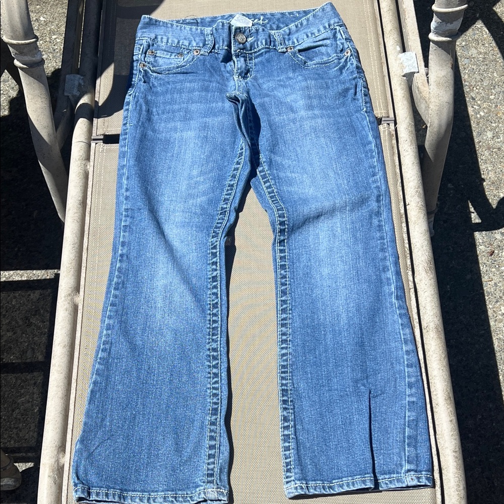 Maurices Light Blue Flare Jeans